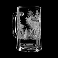  Beer mug set "Wild animals", 500 ml 