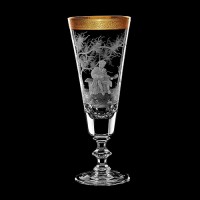  Champagne glass set "Musicians", 180 ml 