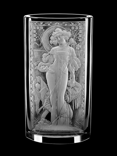  Vase Alphonse Mucha "Seasons. Autumn", 25 cm 