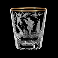  Whiskey glass set "Musicians", 310 ml 