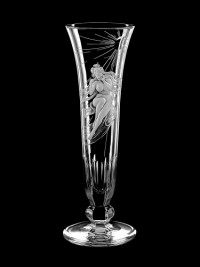  Vase Alphonse Mucha "Allegorie der Musik", 25 cm 
